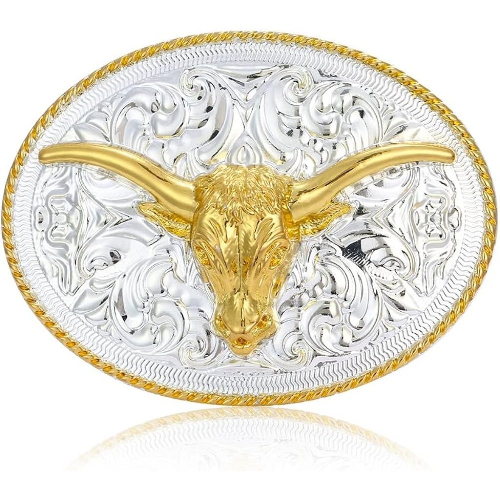 Men Cowboy Animal Pattern Eagle Belt Buckle